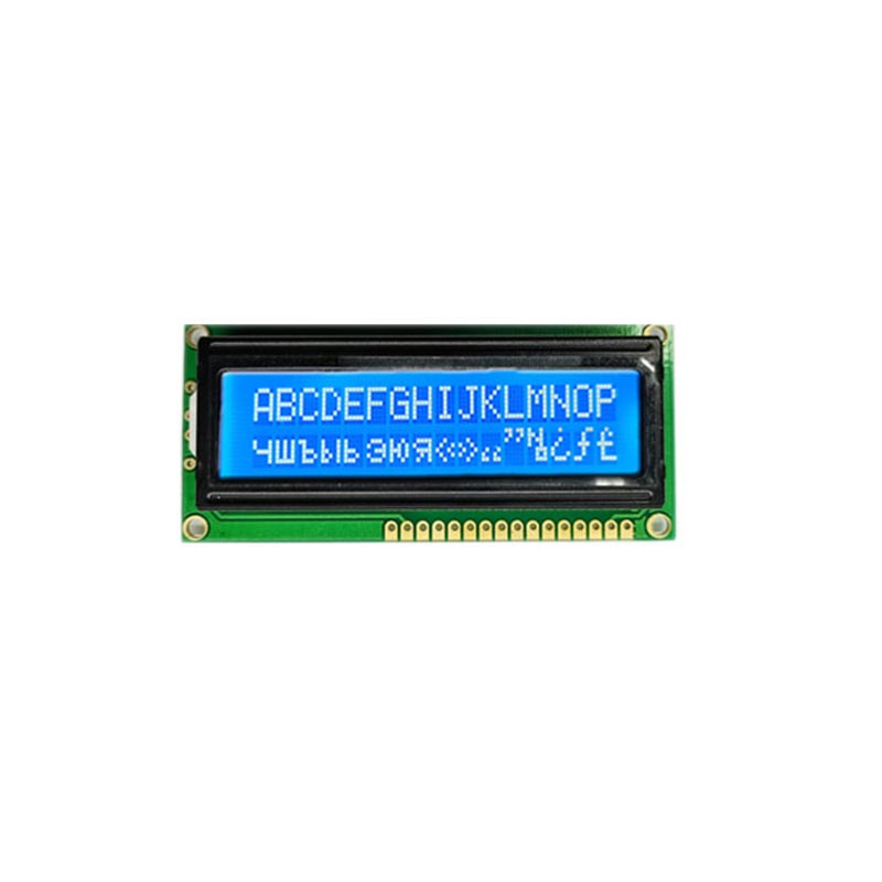 16x2 символ ЖК -дисплей STN Blue Display