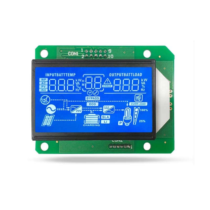 Сегмент ЖК -дисплей Htn Blue Module LCM -дисплей